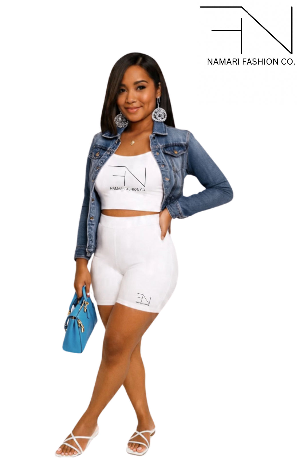 Fringy short set