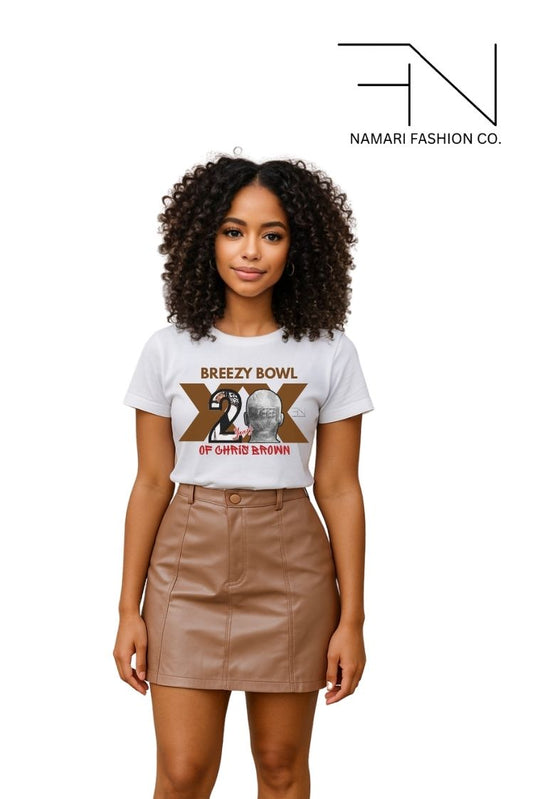 Brownie leather skirt